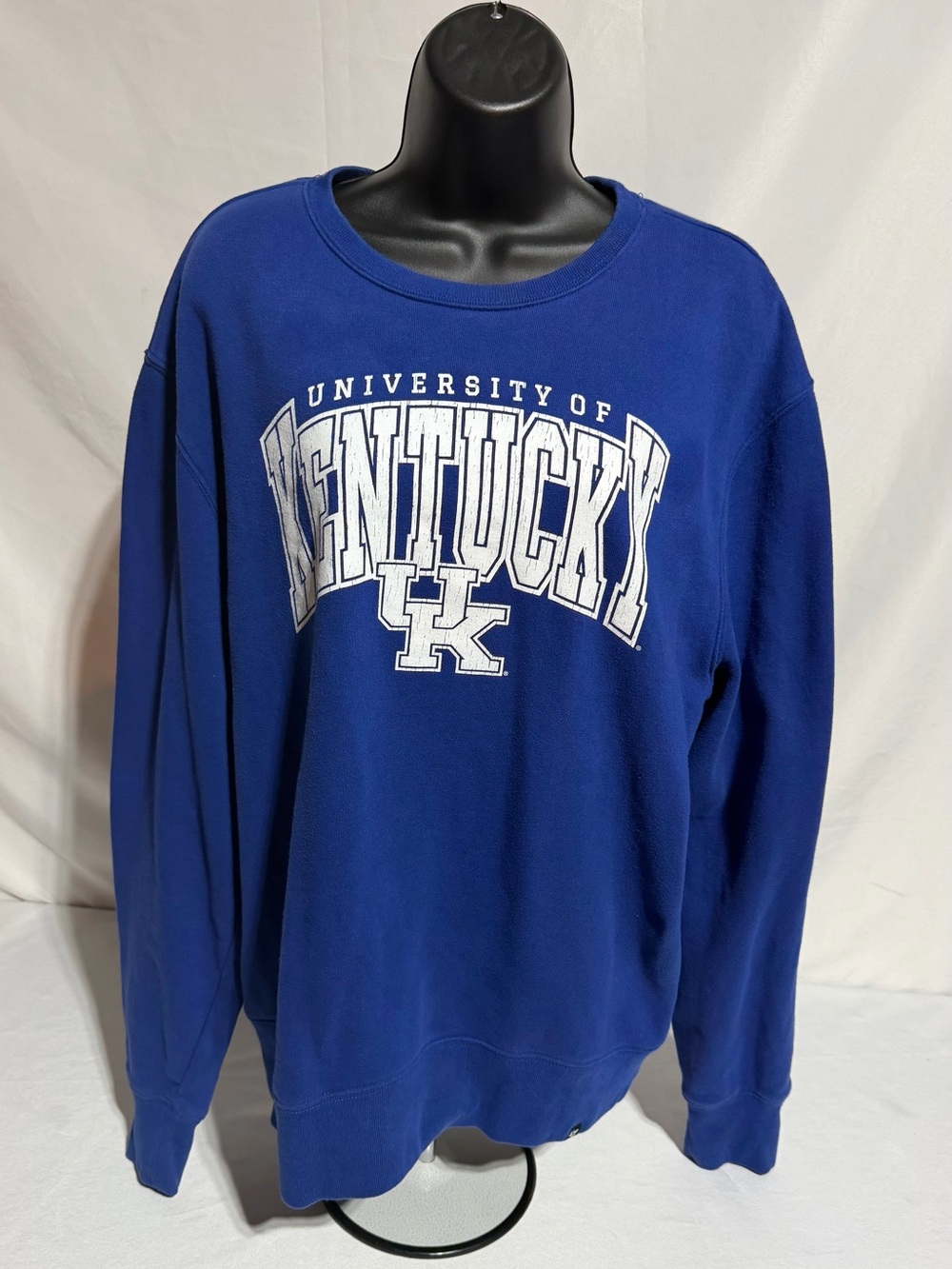University of Kentucky Wildcats '47 Brand Crewneck Sweatshirt XL Blue UK Logo